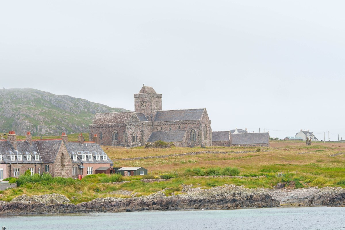 Iona Abbey exterior for sacred island heritage tours